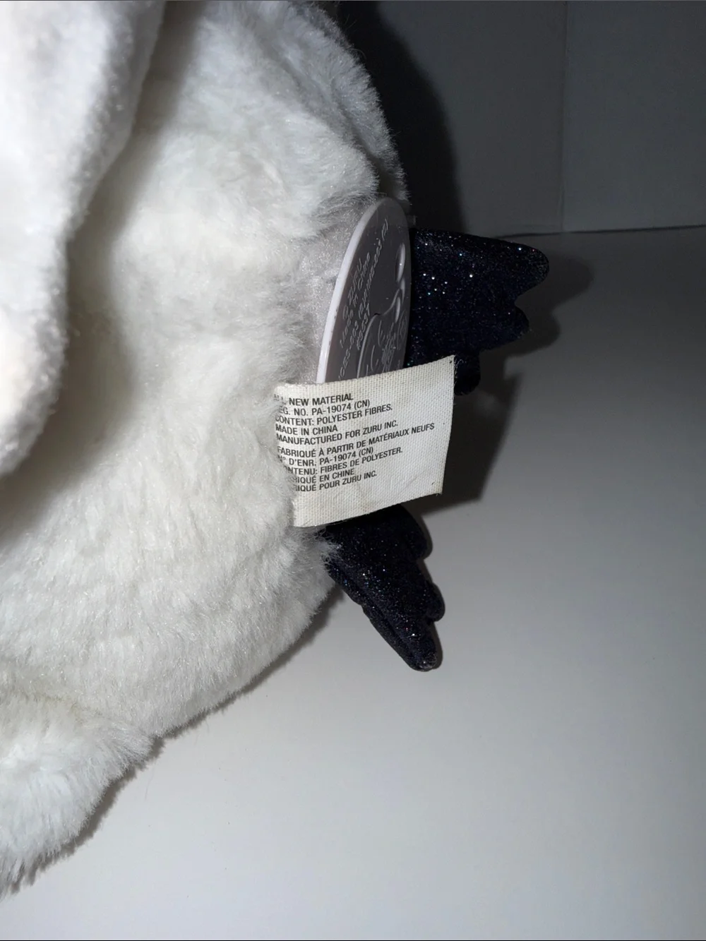 Zuru Pets Alive White Cackatoo Plush Bird Toy with Blue Eyes and Yellow Crest